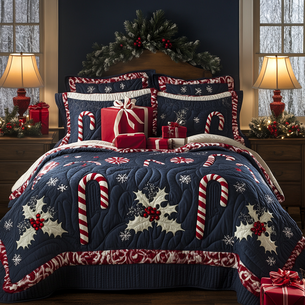 Christmas Vibe TAI111124100 Quilt Bedding Set