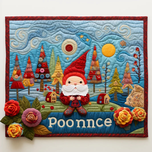 Gnome TAI020324095 Quilted Placemats