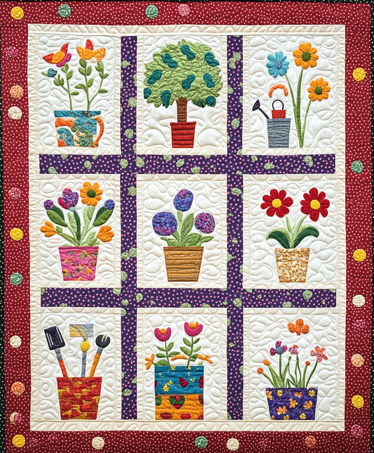 Flower Garden DAI281124072 Quilt Blanket