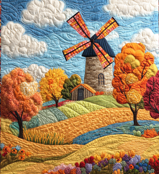 Windmill Field DAI241224472 Quilt Blanket