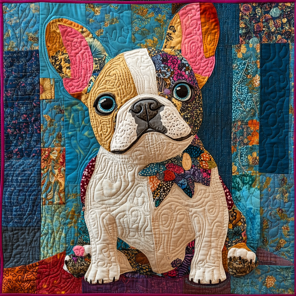 French Bulldog DAI070824091 Quilt Blanket