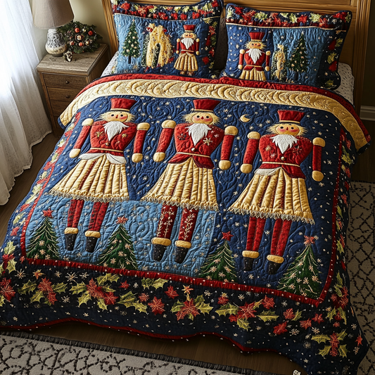 Christmas Nutcracker TAI181024069 Quilt Bedding Set