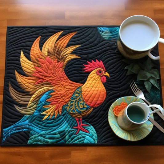 Chicken TAI040124161 Quilted Placemats