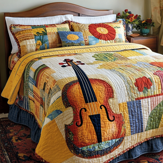 Violin DAI281124128 Quilt Bedding Set