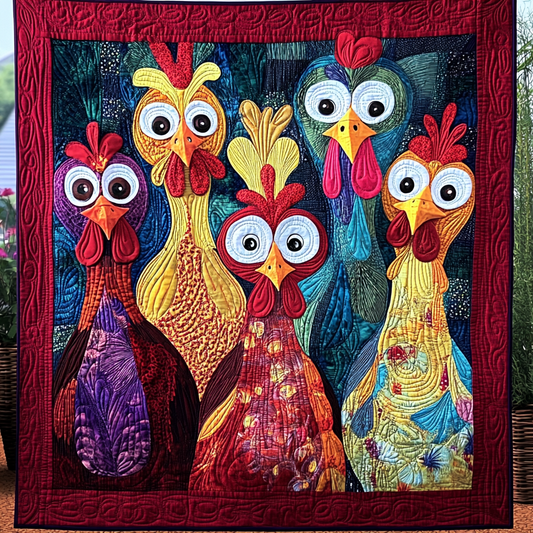 Chicken TAI141124477 Quilt Blanket