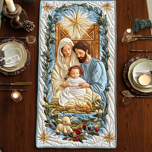 Nativity TAI041024268 Quilted Table Runner