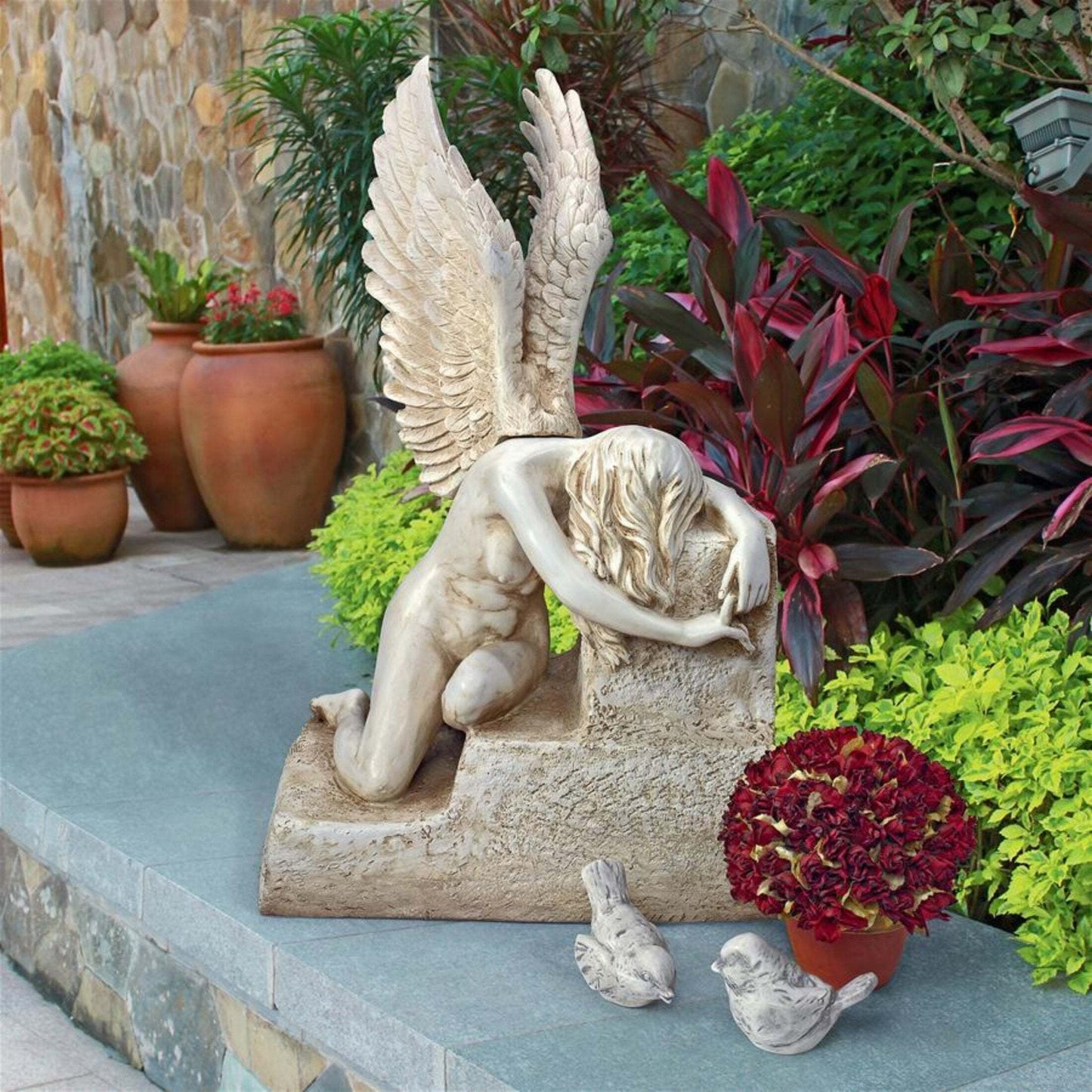 Hunger of Heartbreak Angel Garden Memorial Statue