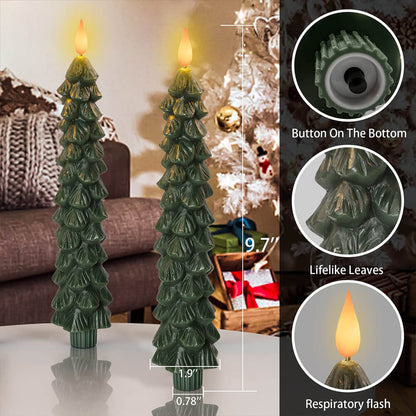 Christmas Flameless Candle Christmas Tree Lights (3PCS)