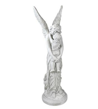 Heavens Guardian Angel Garden Memorial Statue Large 38 Inch Tall