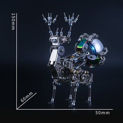 3D Puzzle Model Kit Mechanical Deer Metal Games DIY Assembly Jigsaw Crafts Creative Gift