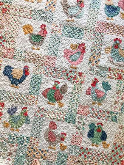 Chicken CLA271223168 Quilt Blanket