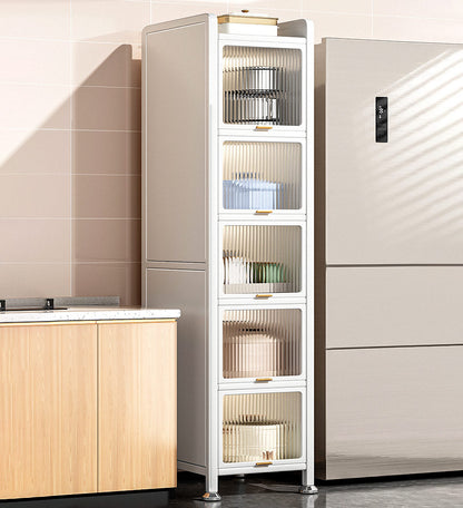 6 Layer Slim Kitchen Metal Utility Storage Cabinet F239