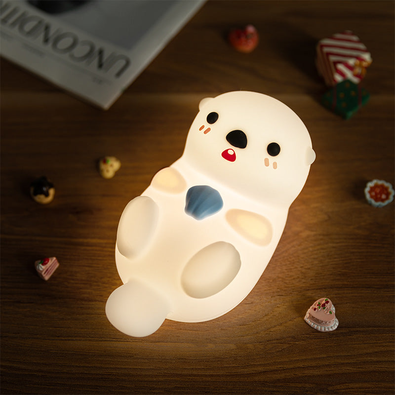 Squishy Silicone LED Night Light - Tap Lamp, Best Gift for Kids and Girls