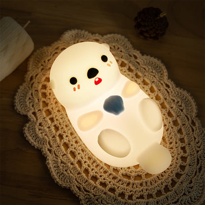 Squishy Silicone LED Night Light - Tap Lamp, Best Gift for Kids and Girls