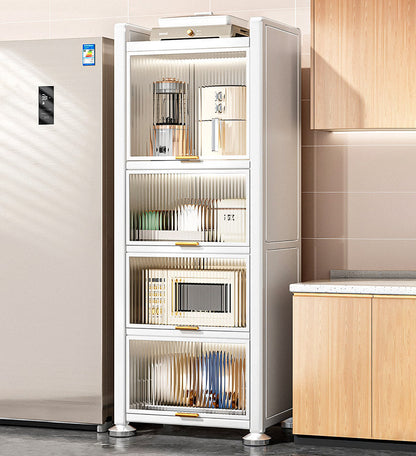 Narrow Multifunction Metal Kitchen Storage Cabinet F237