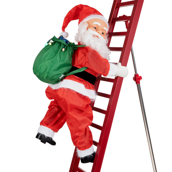 7/10/13' Outdoor Animated Super Climbing Santa