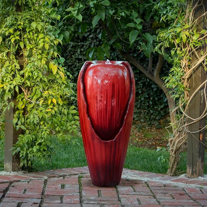 Gallien Fiberglass Fountain with Light