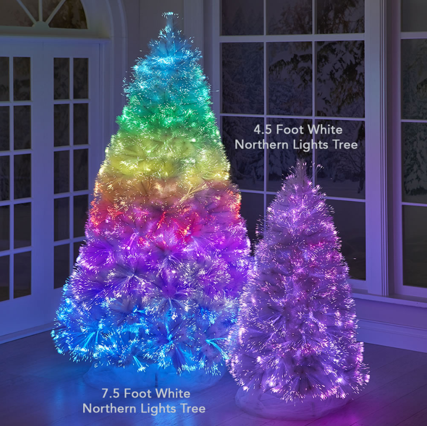 ⏰Christmas Clearance Sale⏰ White Northern Lights Tree