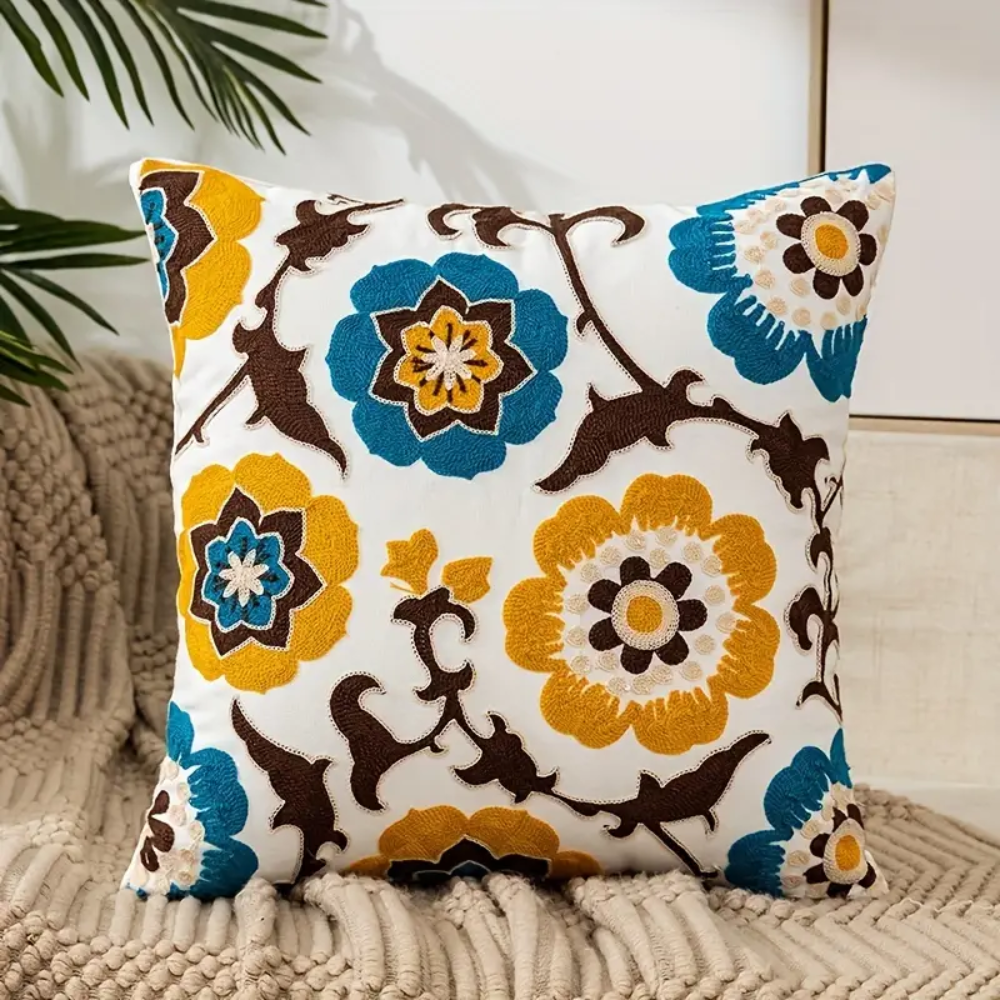 Boho Floral Cushion Covers