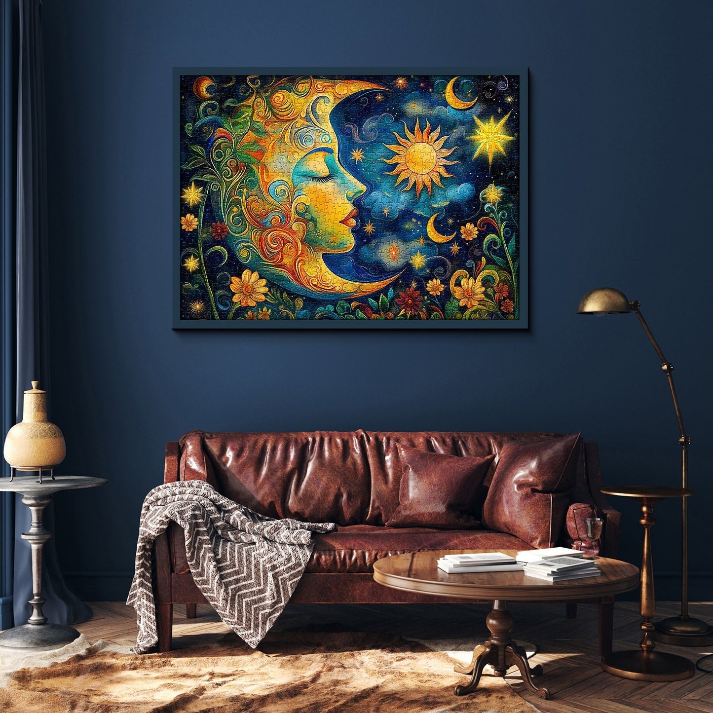 Moon Starry Night Jigsaw Puzzle 1000 Pieces