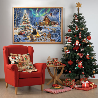 Christmas Animal Party Jigsaw Puzzle 1000 Pieces