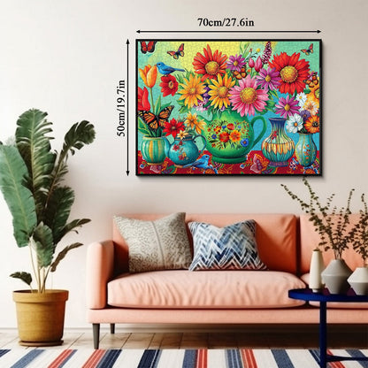 Colorful Flowers Jigsaw Puzzle 1000 Pieces