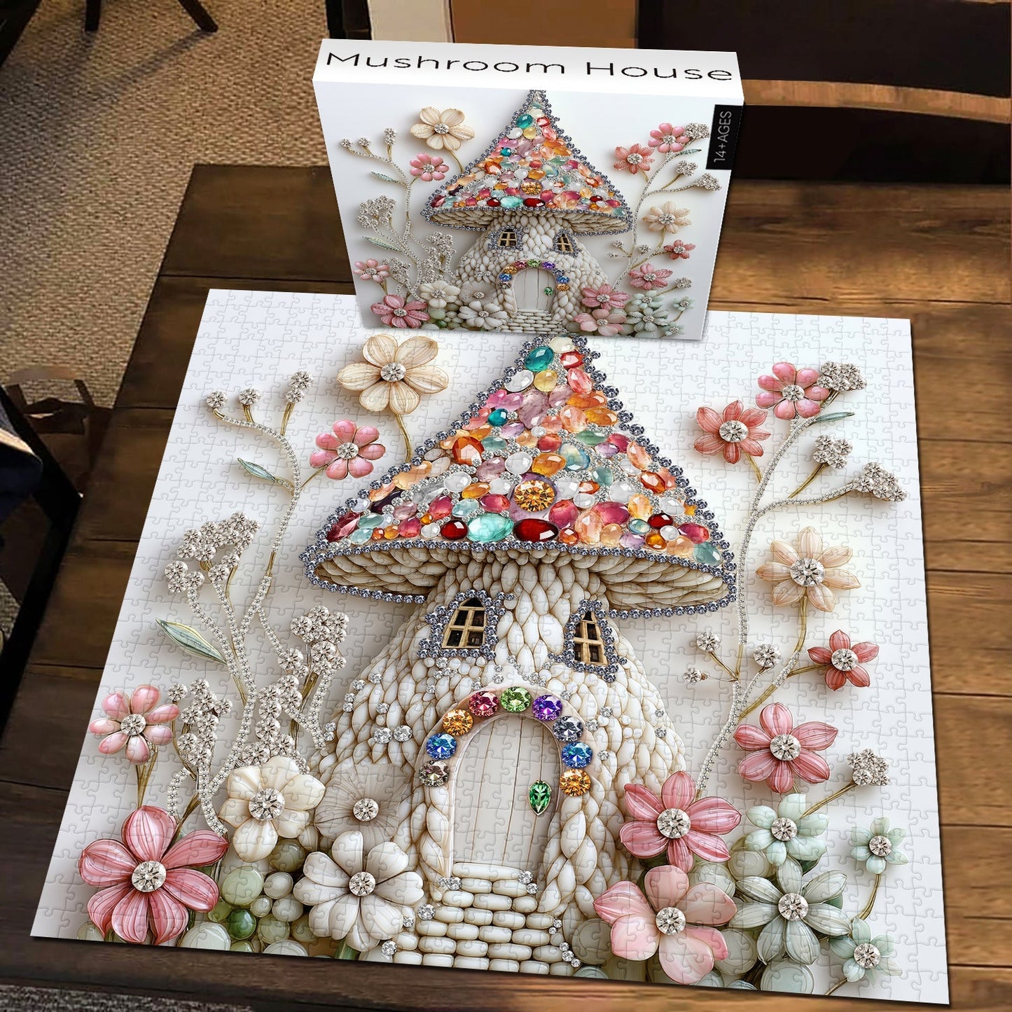 Mushroom House Jigsaw Puzzle 1000 Pieces