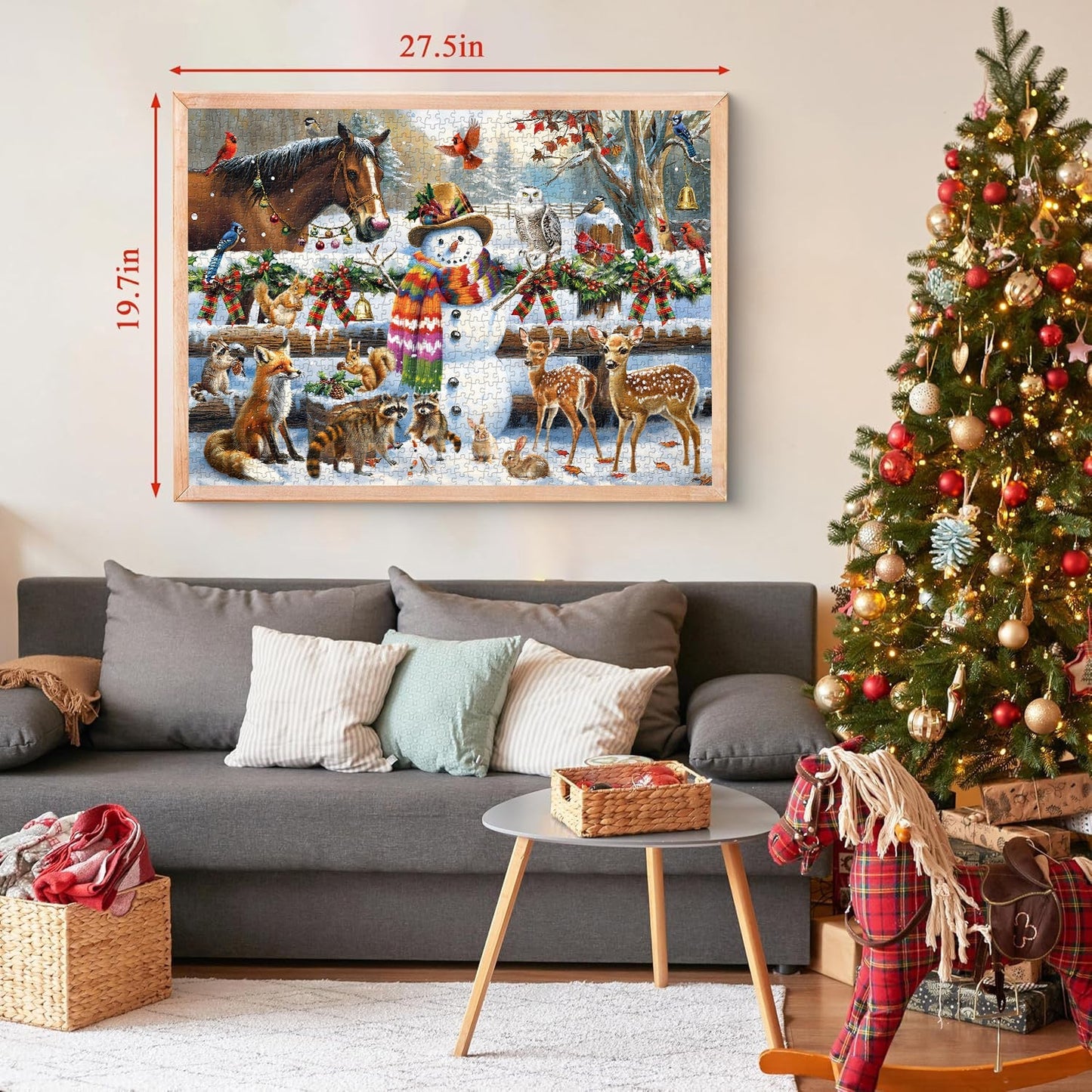 Christmas Animal Party Jigsaw Puzzle 1000 Pieces