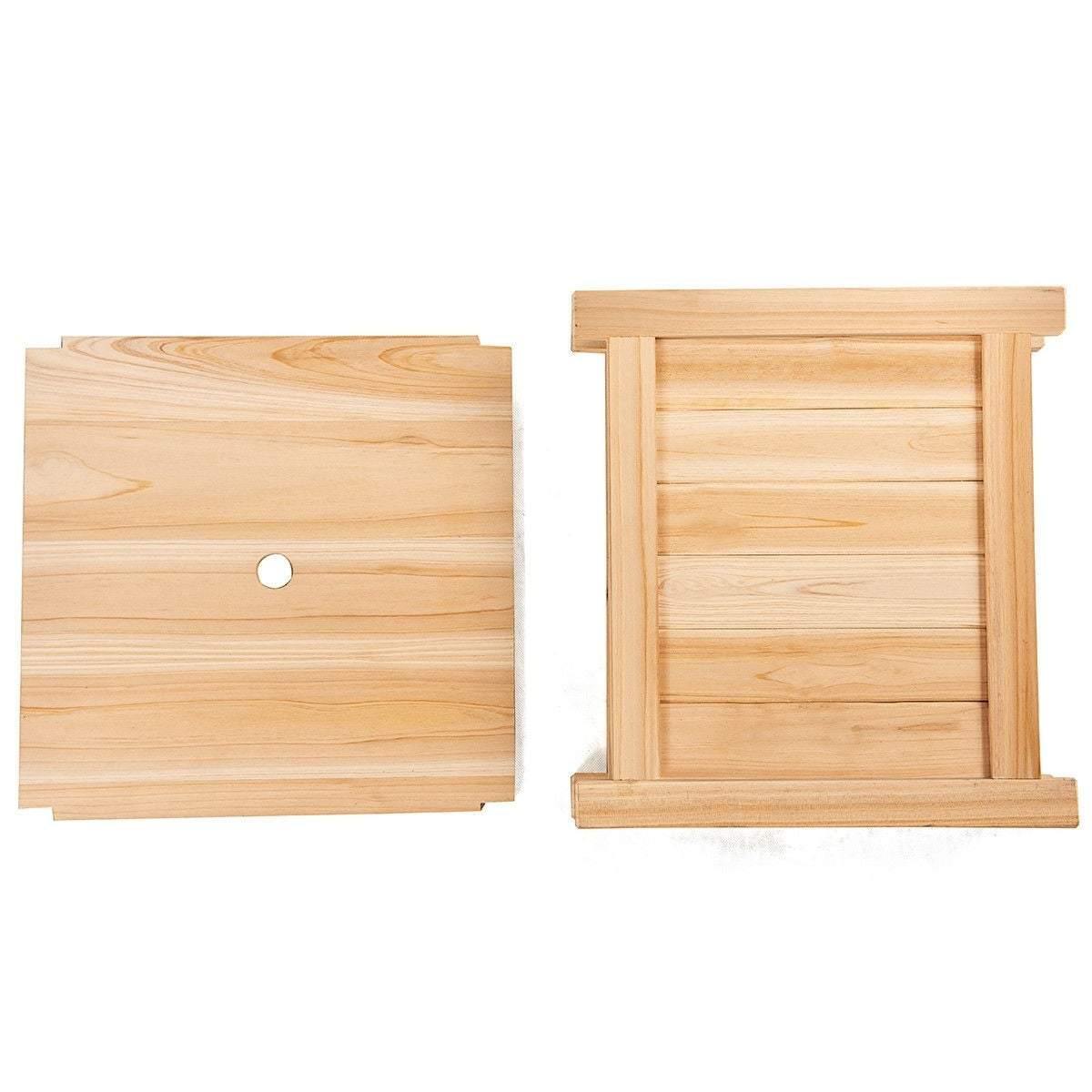 Folding Raised Garden Bed Square Wood Planter Box