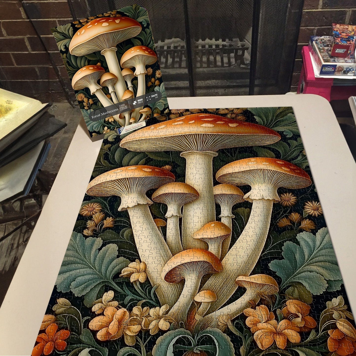 Forest Mushrooms Jigsaw Puzzle 1000 Pieces