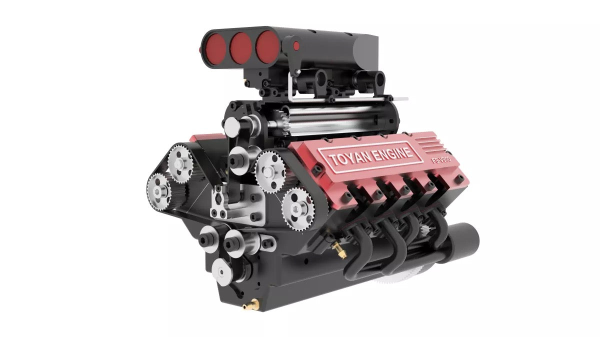 V8 Engine FS-V800 28cc Engine Model Kit