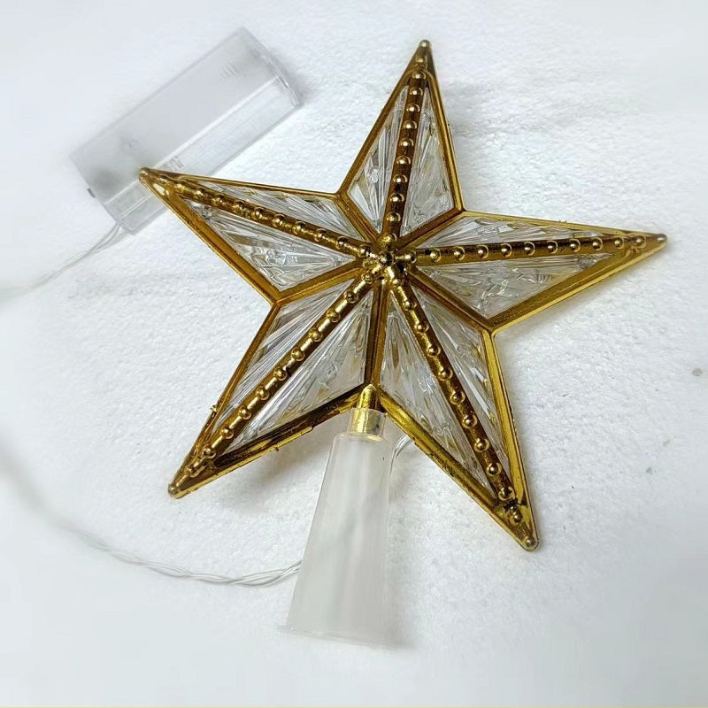 Five-pointed star atmosphere Christmas lights