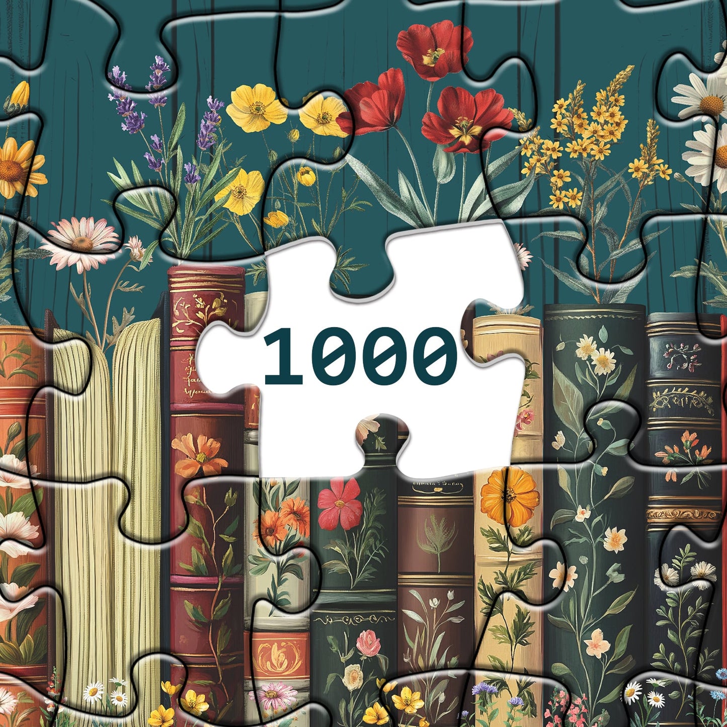 Literary Blossoms Jigsaw Puzzle 1000 Pieces