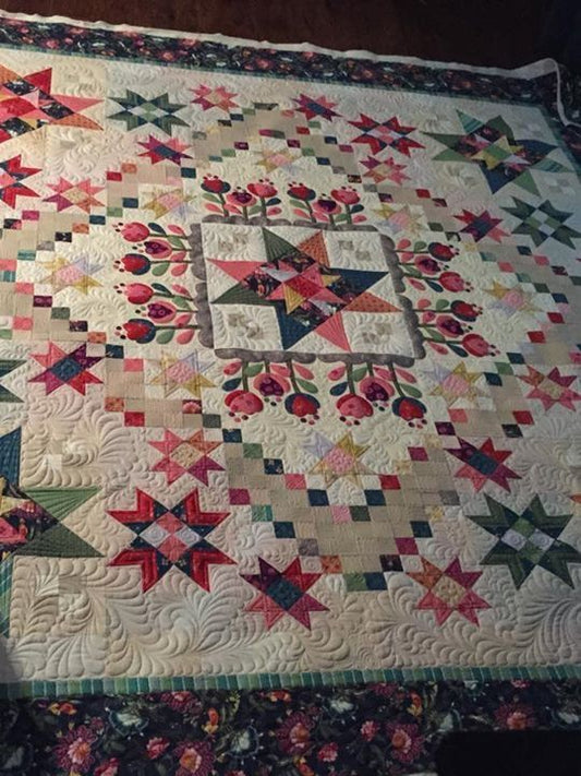 Flower Star CLA201223010 Quilt Blanket