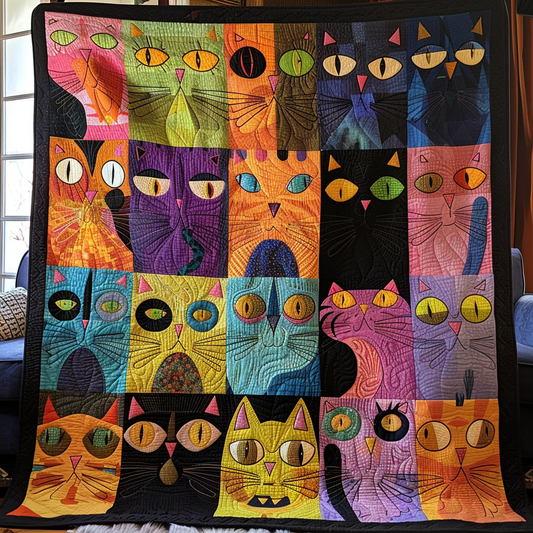 Feline Fantasy Quilted Blanket NCU0DK153