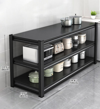 3 Tier Heavy Duty Metal Adjustable Multifunction Storage Shelves F98