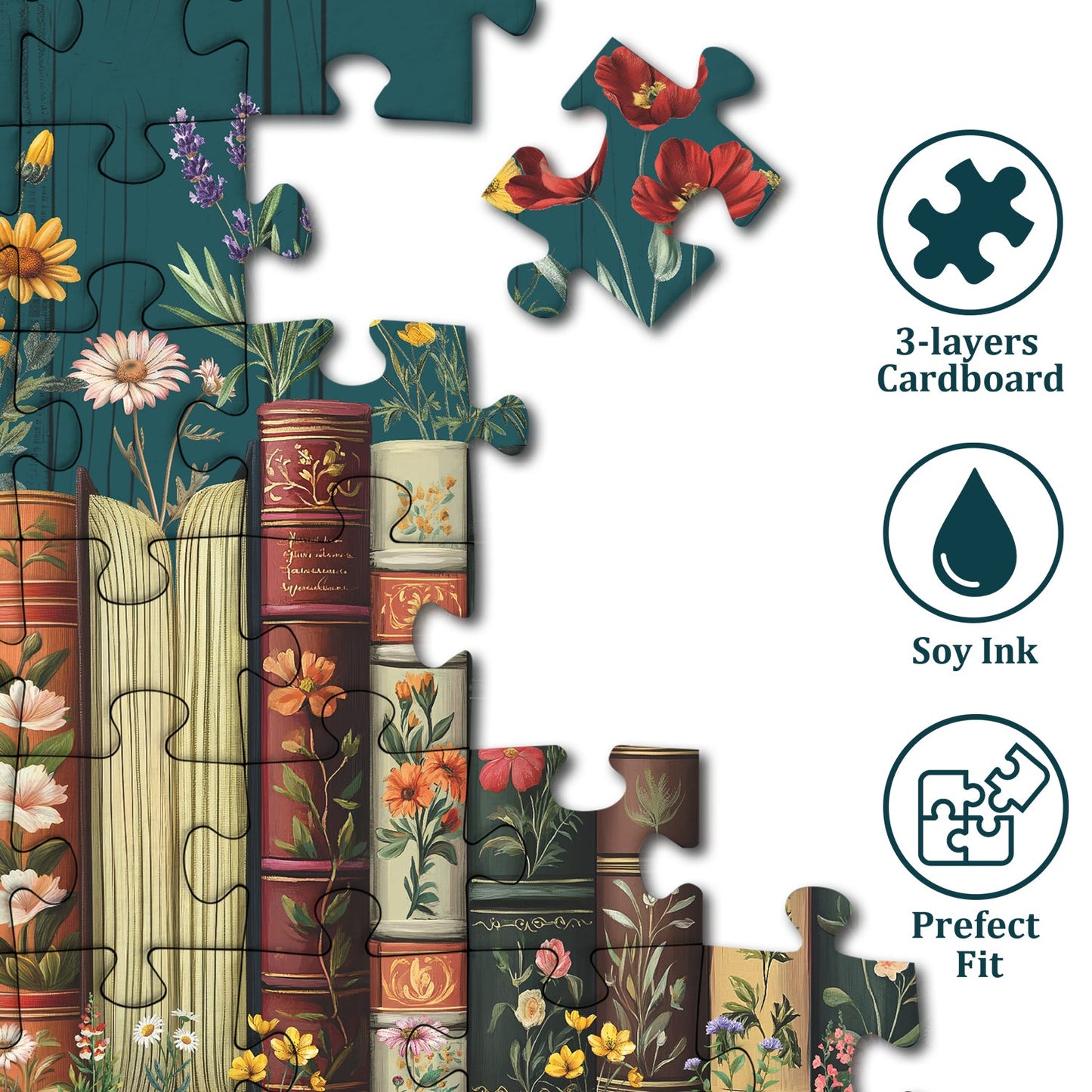 Literary Blossoms Jigsaw Puzzle 1000 Pieces