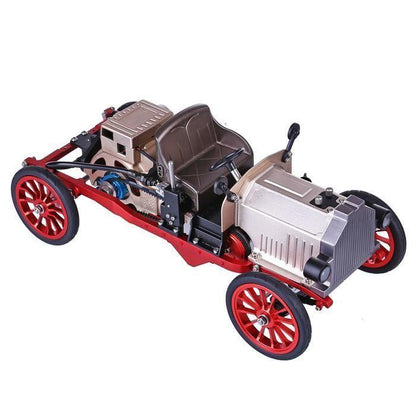 Assembly Metal Mechanical Electric Vintage Classic Car Model Toy