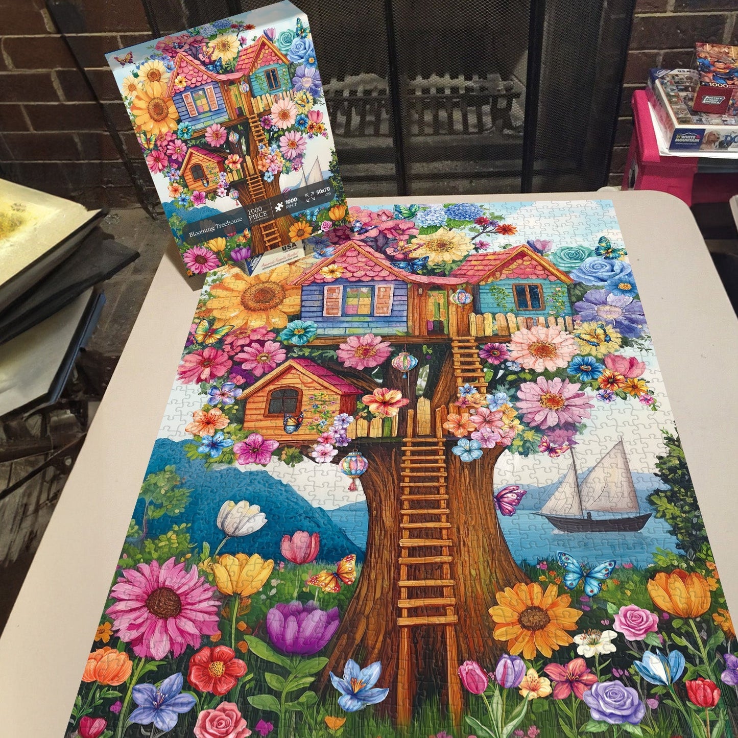 Blooming Treehouse Jigsaw Puzzle 1000 Pieces