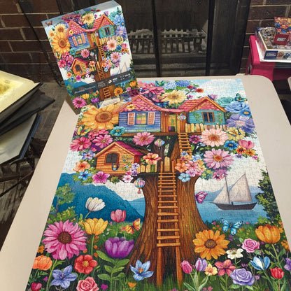 Blooming Treehouse Jigsaw Puzzle 1000 Pieces