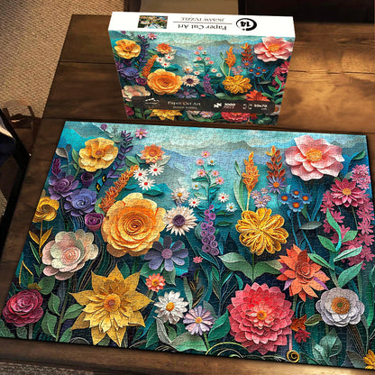 Paper Cut Art Jigsaw Puzzle 1000 Pieces