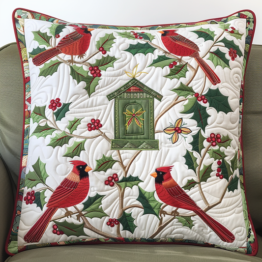 Cardinal Dance Quilted Pillow Case NCU0DK104