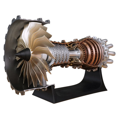 Aircraft Engine Model Kit - Build Your Own Jet Engine - 1: 20 Scale Turbofan Engine Mechanical Science STEM Toy