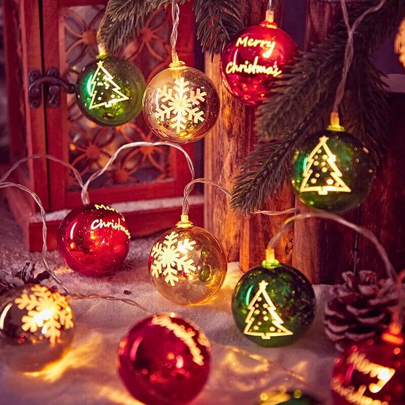 LED Christmas Electroplated String Lights