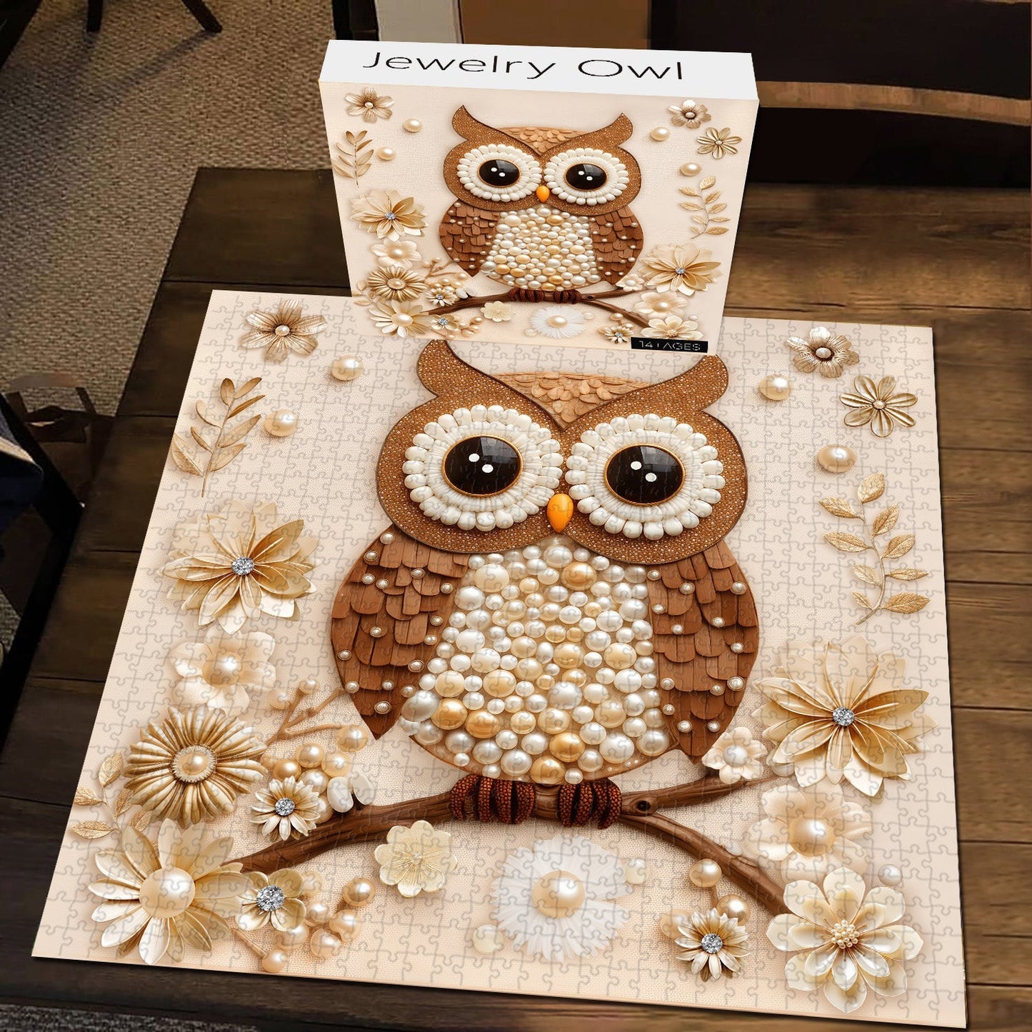 Jewelry Owl Jigsaw Puzzle 1000 Pieces