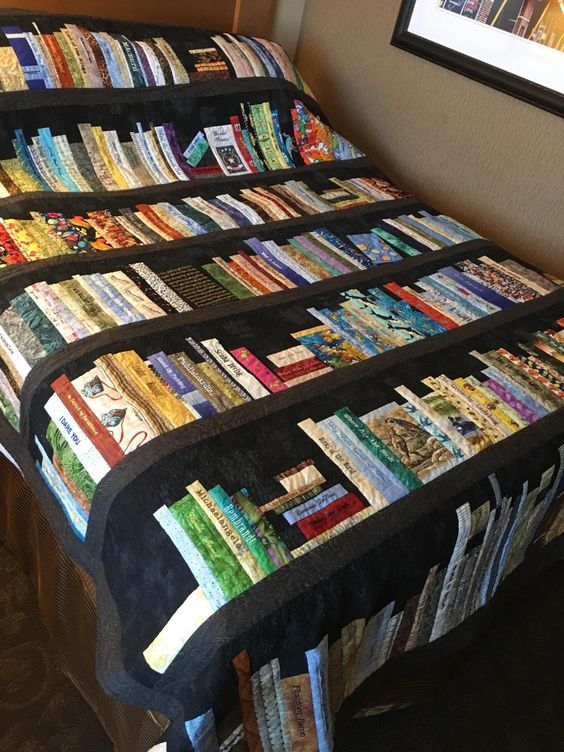 Bookcase CLA120324025 Quilt Blanket