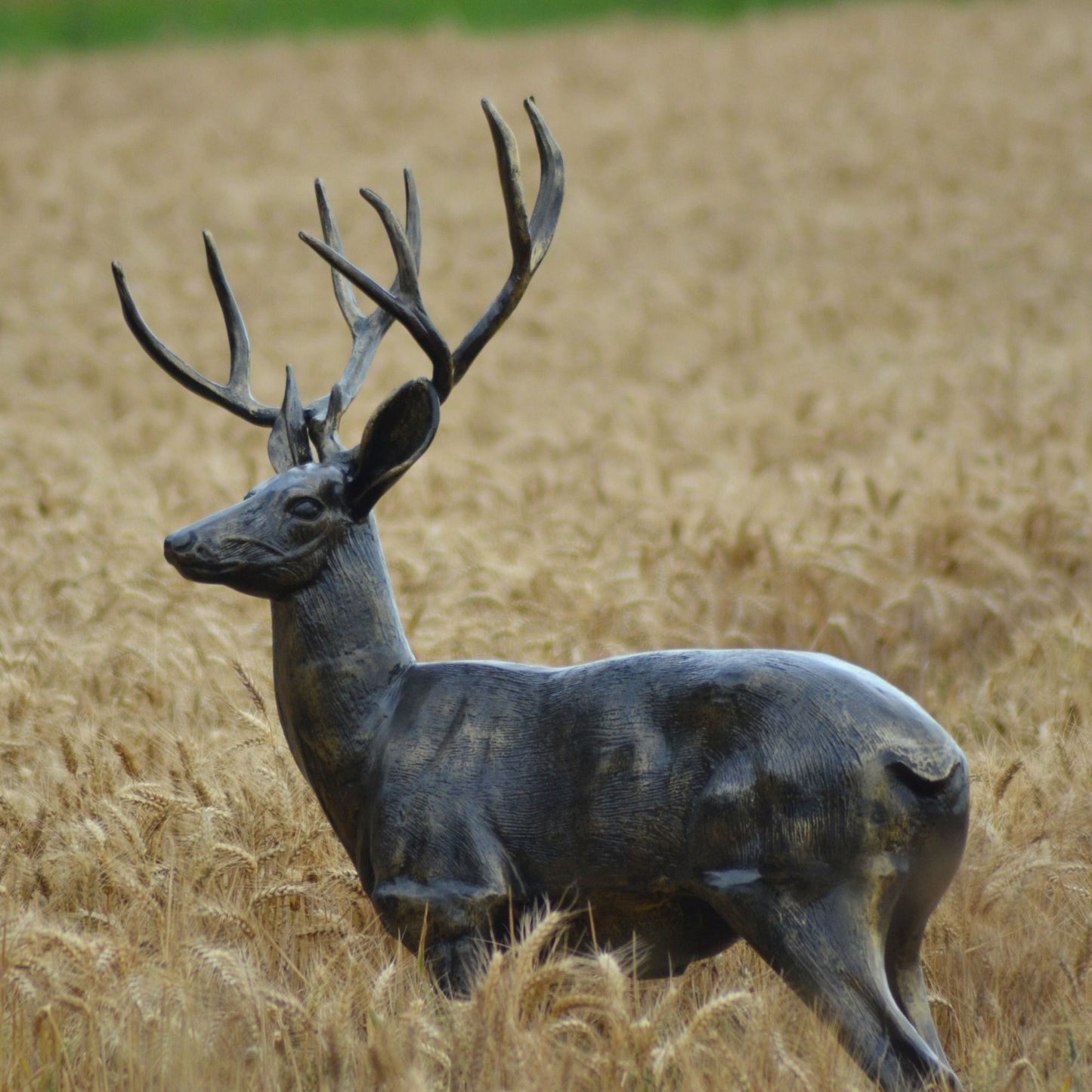 Wild Stag 148cm Bronze Metal Garden Statue