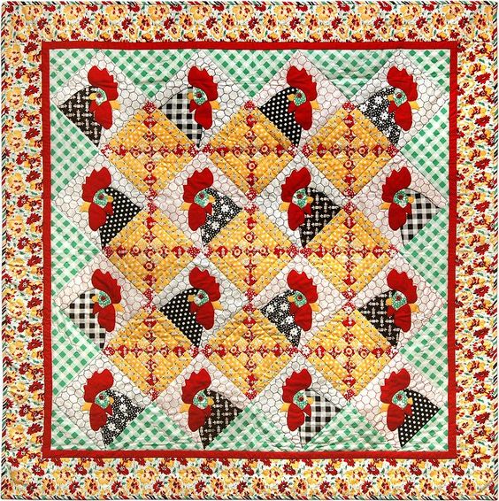 Chicken CLA23122314 Quilt Blanket