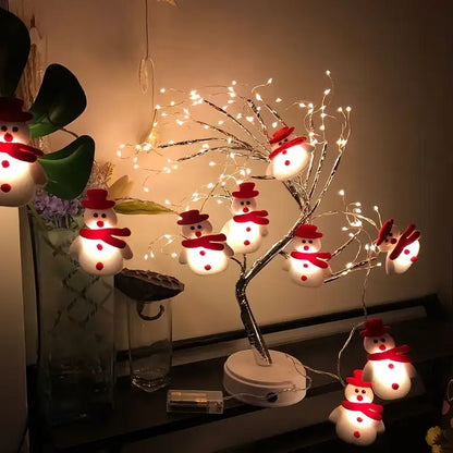 LED Christmas Snowman String Lights