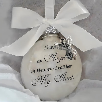 Christmas Angel in Heaven Memorial Ornament